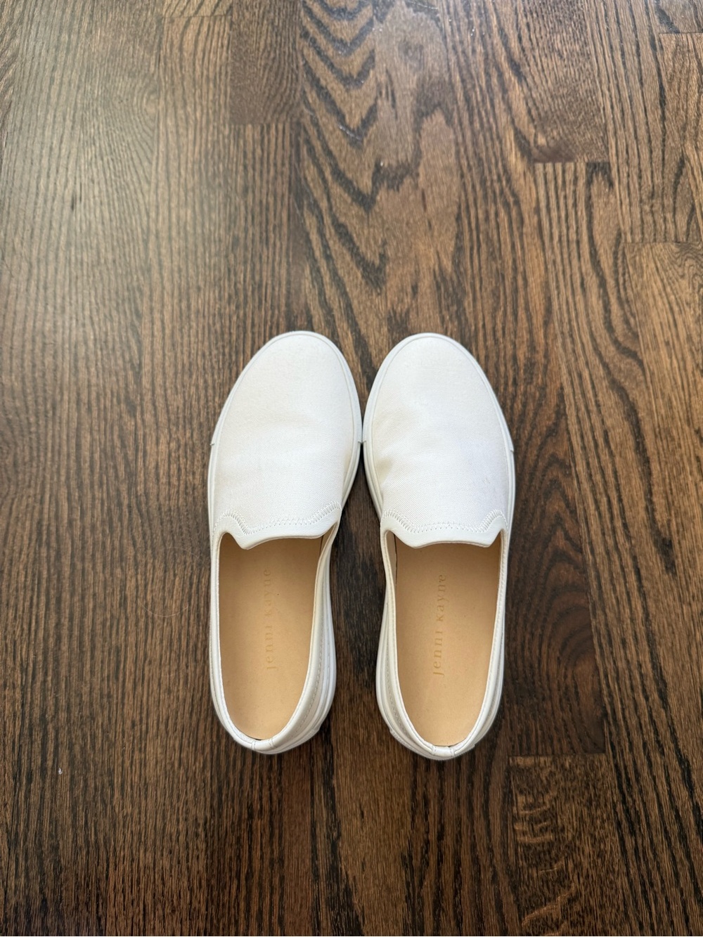 Jenni Kayne Slip-On Canvas Slider Sneakers - White NEW - Picture 2 of 6